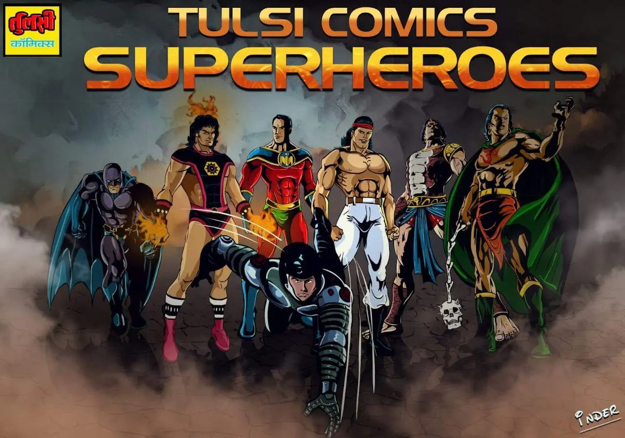 Complete biography of Tulsi Comics, detailed Tulsi Comics timeline and arcs, rare Tulsi Comics trivia, Tulsi Comics dark universe explained, Angara and Jambu ComicVine article