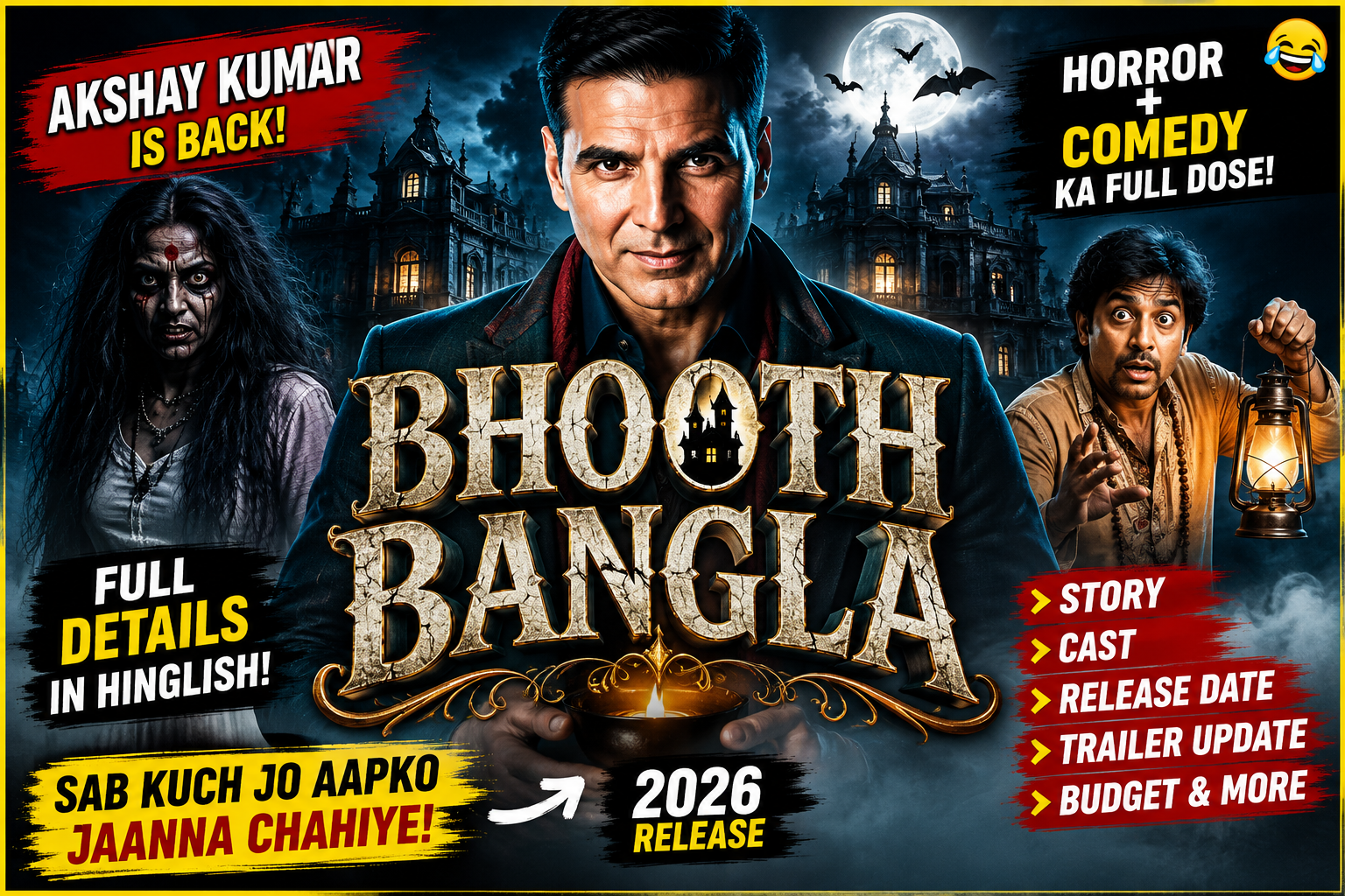 Bhooth Bangla Movie Review in Hinglish – Story, Cast, Release Date & Full Details
